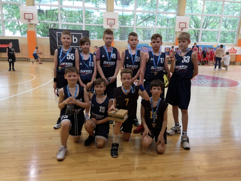 Ogres Basketbola skolas komandai 3. vieta LJBL turnīrā “Baltais kauss”