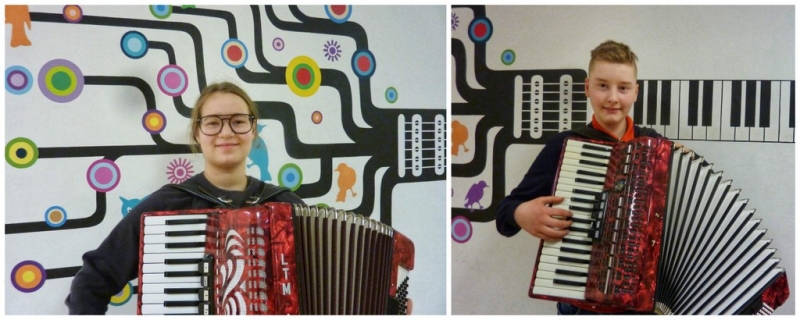Ogres Mūzikas skolas akordeonisti gūst panākumus valsts konkursā