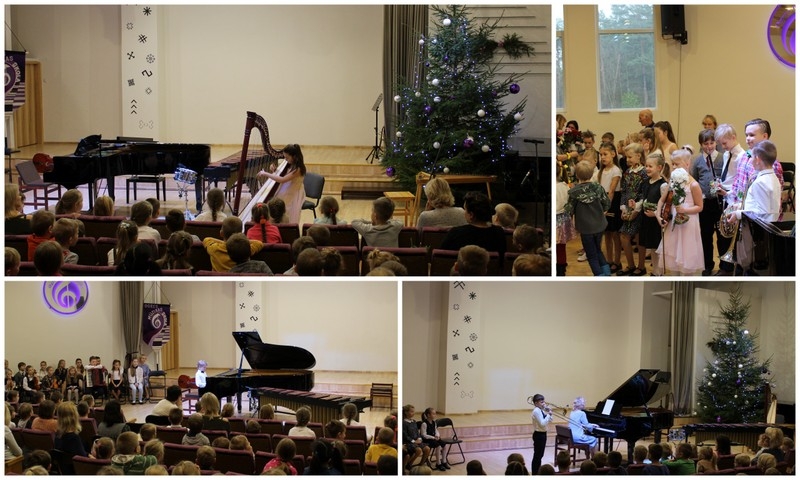 Ogres Mūzikas skola iepriecina bērnudārzu audzēkņus ar koncertu