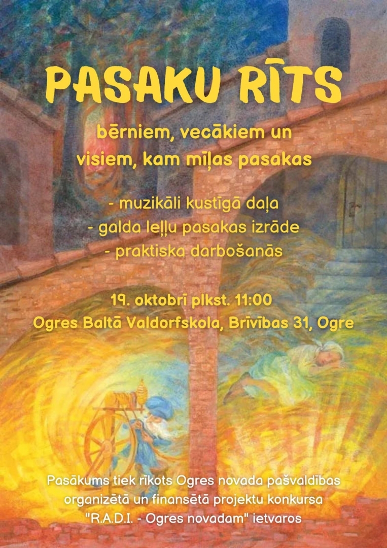 Pasaku rīts Ogres Baltajā Valdorfskolā 19.10.2024.