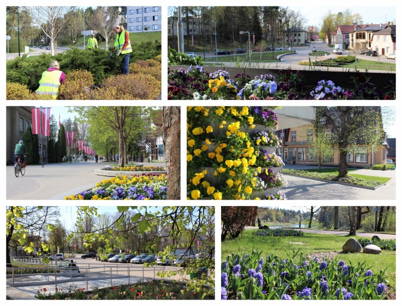 Pavasara apstādījumi Ogrē 2023. gada aprīlis