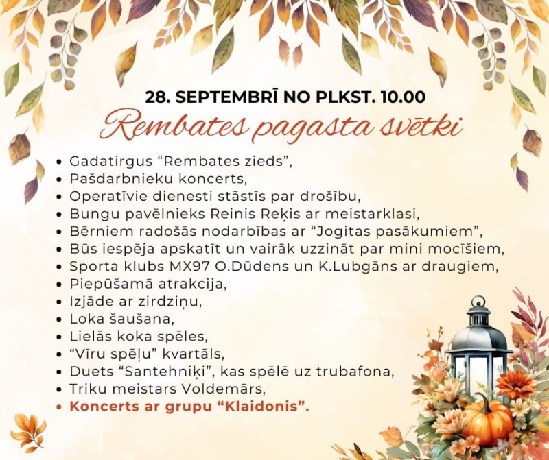 Rembates pagasta svētki 28.09.2024.