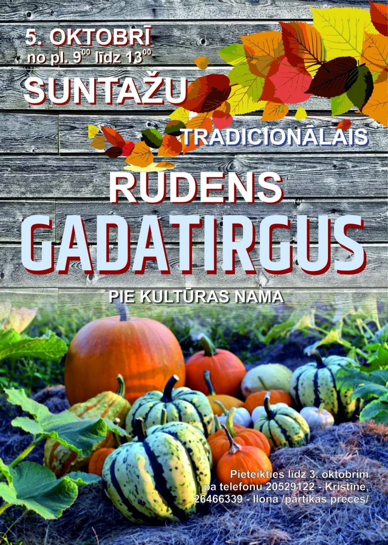 Rudens gadatirgus Suntažos 05.10.2024.