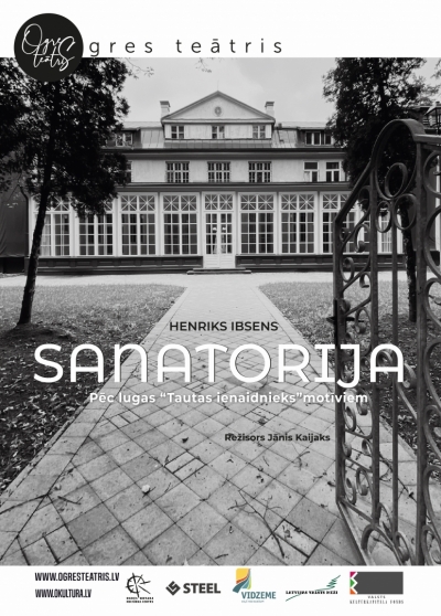 30. oktobrī pirmizrādi piedzīvos Ogres teātra jauniestudējums “Sanatorija” 