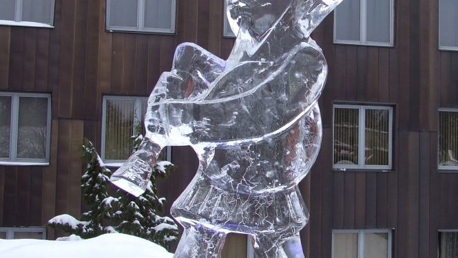 Ogrē ledus skulptūras