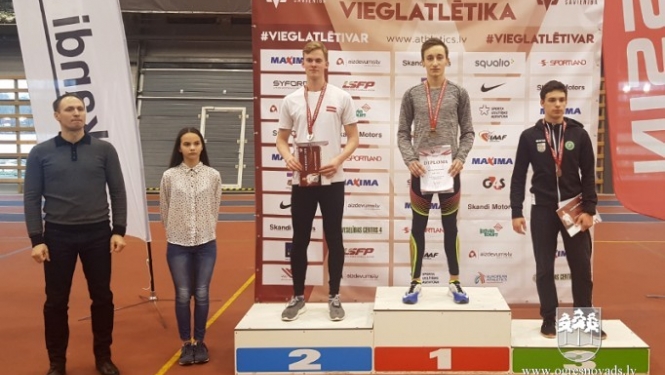 Ogres NSC vieglatlētiem sešas Latvijas čempionāta medaļas