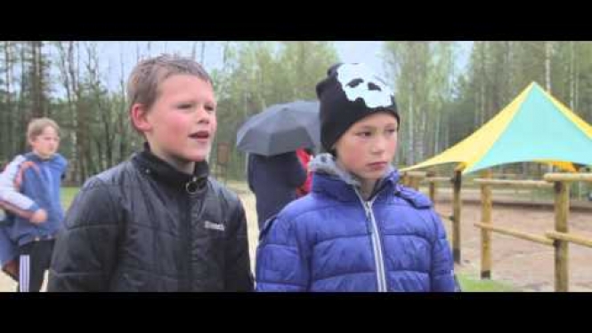 OGRE: Novada skolēni skrien krosu (04.05.2015)