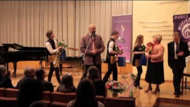 Ogres TV: OGRE: Pasniegtas Mūzikas skolas gada balvas (09.05.14.)
