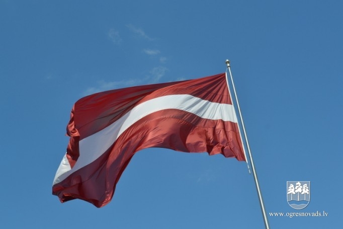 Ogrē svin Latvijas Neatkarības atjaunošanas dienu