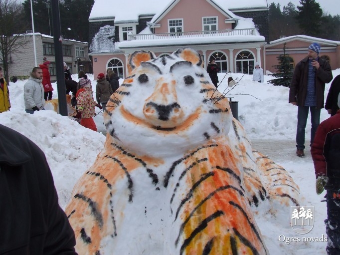 Sniega skulptūru festivāls 2010.gadā