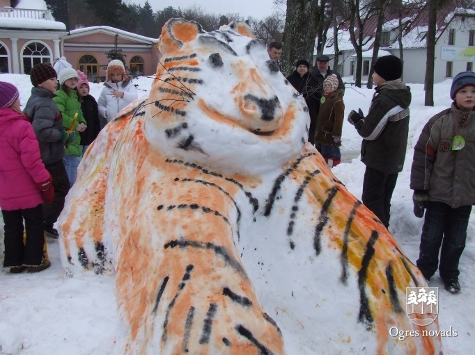 Sniega skulptūru festivāls 2010.gadā