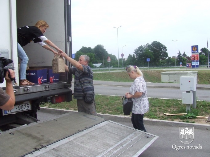 Ogres novada pašvaldība atbalsta labdarības projektu „ Paēdušai Latvijai"