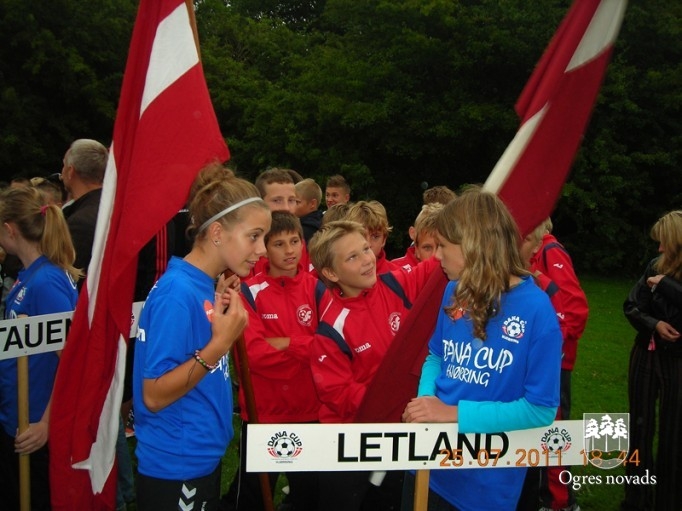 Ogres jaunie futbolisti piedalās turnīrā Dānijā