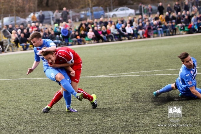 FK “Ogre” sezonu sāk ar cienīgu zaudējumu “Skonto FC”