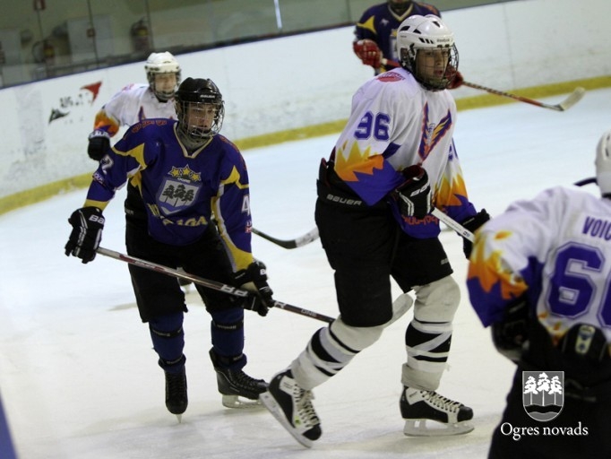"Ogre Juniors" hokejistiem nedēļas nogalē divas spēles