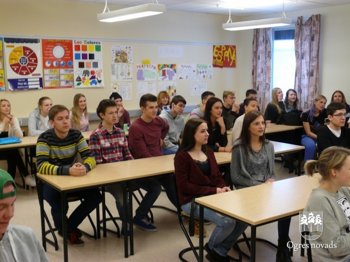 Ogres Valsts ģimnāzijas skolēnu aktivitātes zviedru zemē