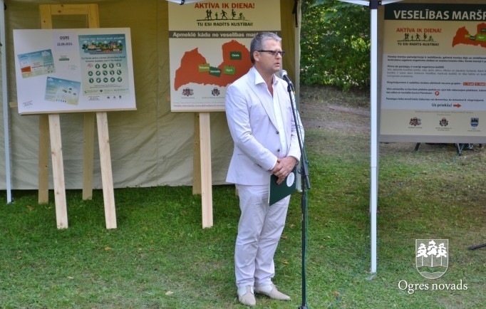 Ogrē atklāts Veselības maršruts - pirmais Latvijā