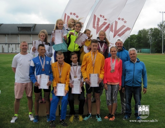 Ogres NSC audzēkņiem 13 medaļas Latvijas čempionātā Saldū