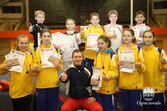 Ogres sportistiem augsti rezultāti Latvijas čempionātā