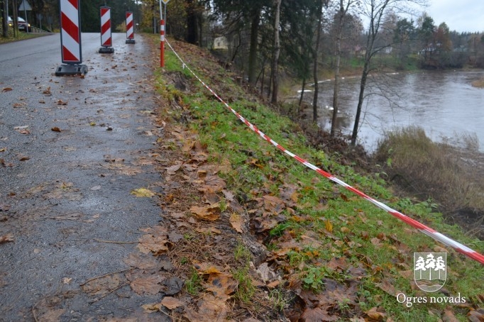 Nogruvums J.Čakstes prospektā