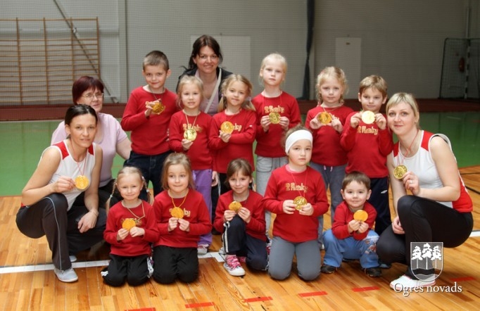 Ogres novada pirmsskolas izglītības iestāžu audzēkņu sporta svētki