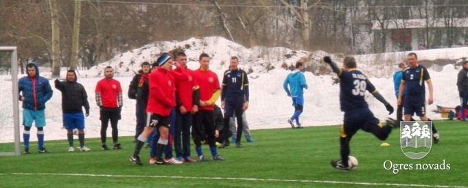 „FK Ogre” futbolisti Lietuvā