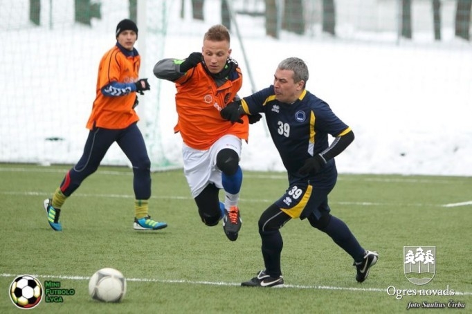 „FK Ogre” futbolisti Lietuvā