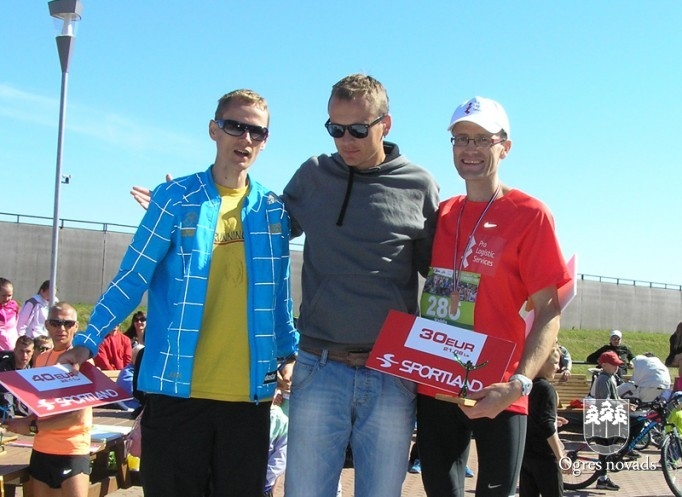 Trīs ogrēnieši Ventspils pusmaratona labāko sešiniekā