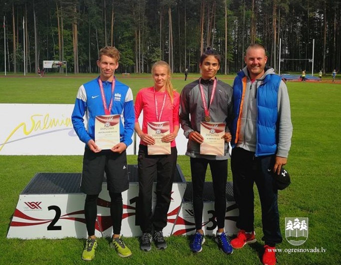 Mūspuses vieglatlētiem panākumi Latvijas čempionātos