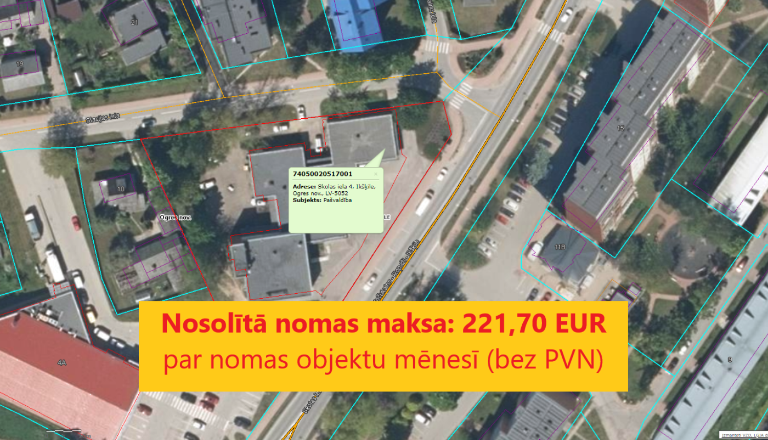 Izsoles rezultāts Skolas ielā 4, Ikšķilē.