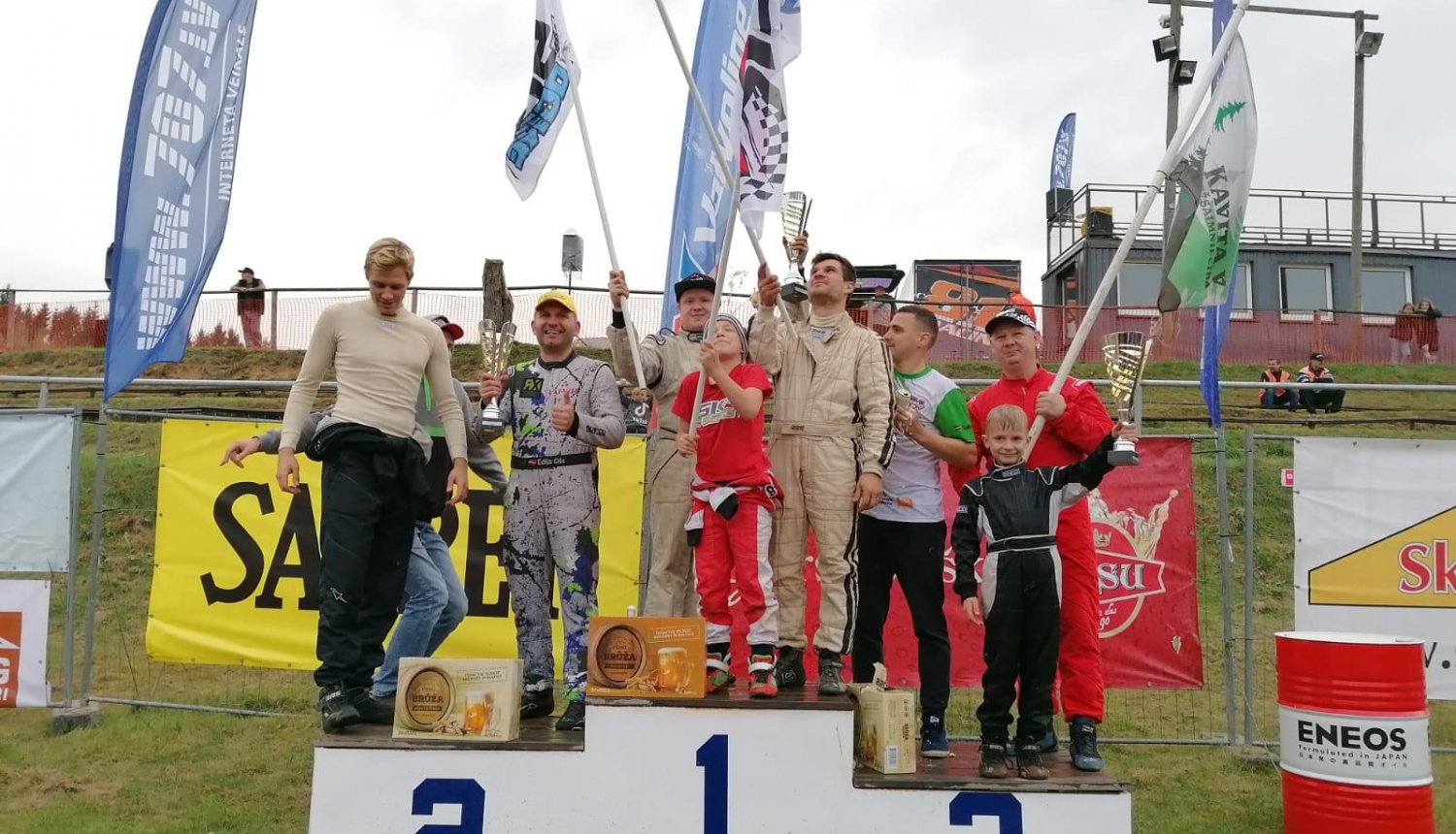 SK “Ogre” komanda – Latvijas čempione autokrosā