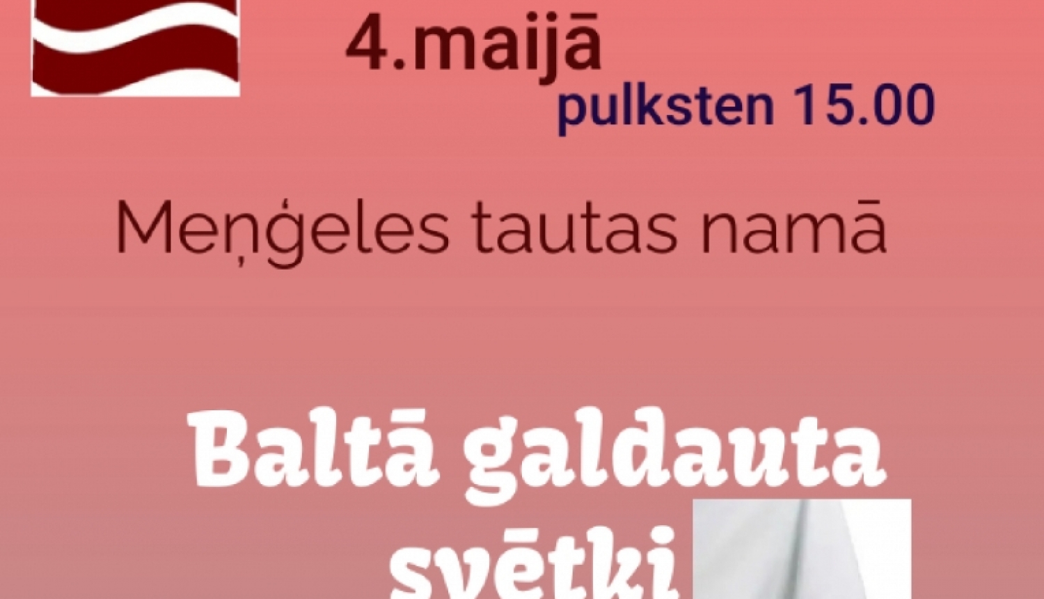 Baltā galdauta svētki Meņģelē