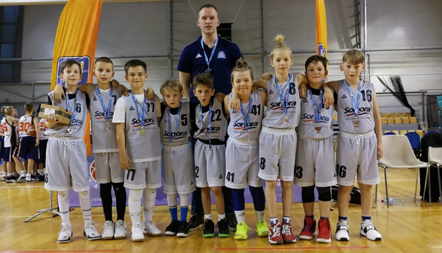 Ogres Basketbola skolas komandai 3. vieta LJBL turnīrā “Baltais kauss”