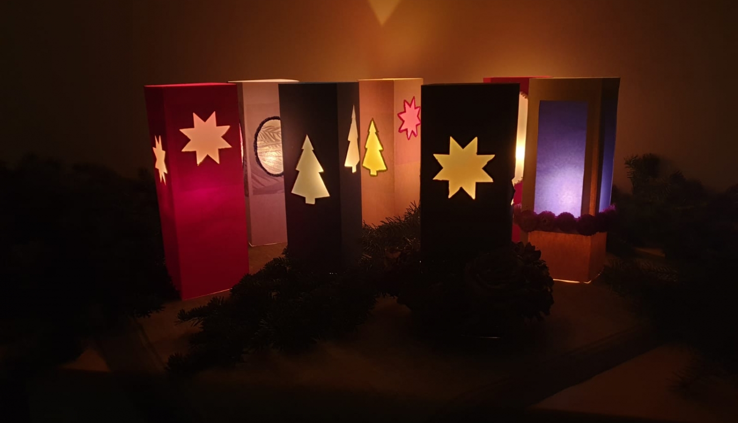 Ziemassvētku lukturu darbnīca Ogres muzejā