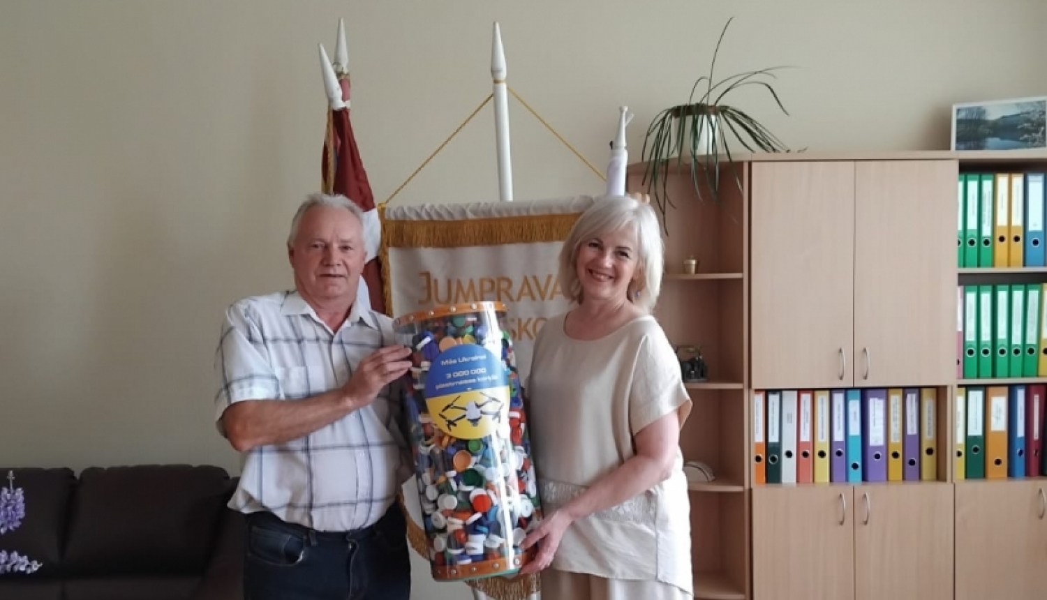 Akcija "Pudeļu korķīši Ukrainas atbalstam"