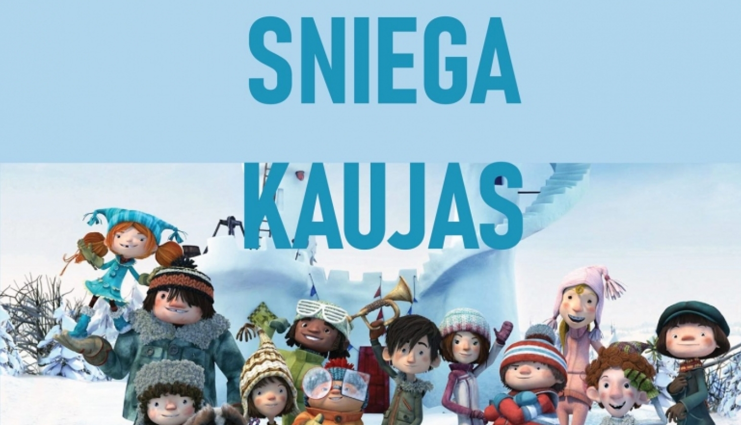 Animācijas filma Sniega kaujas Ogresgals 14.12.2023.