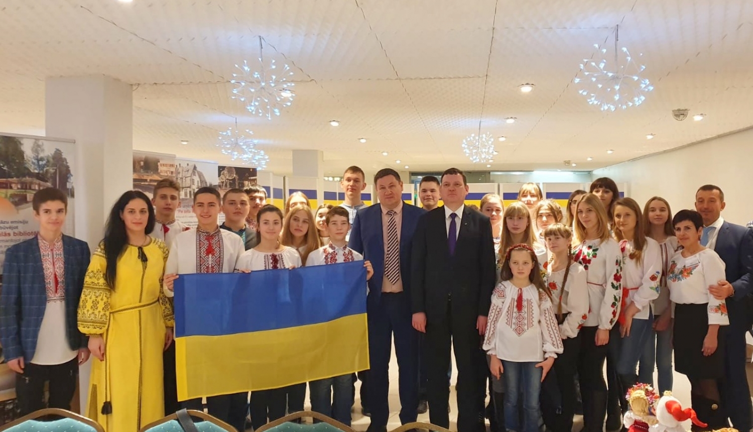 Ogrē viesojās bērni un jaunieši no Ukrainas